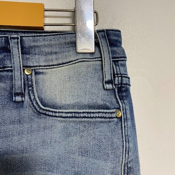 McGuire Denim Medium Light Blue Wash Women's Pencil Skirt Size 27 - Picture 6 of 11